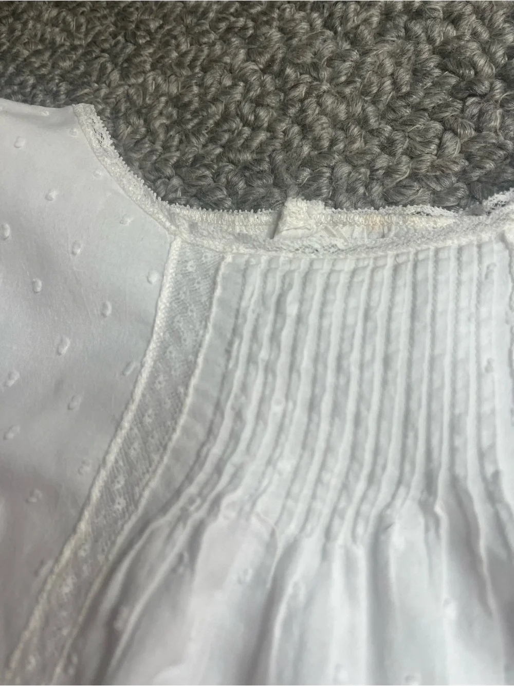 Bonpoint Girls' White Eyelet Dress - Classic Summer Top